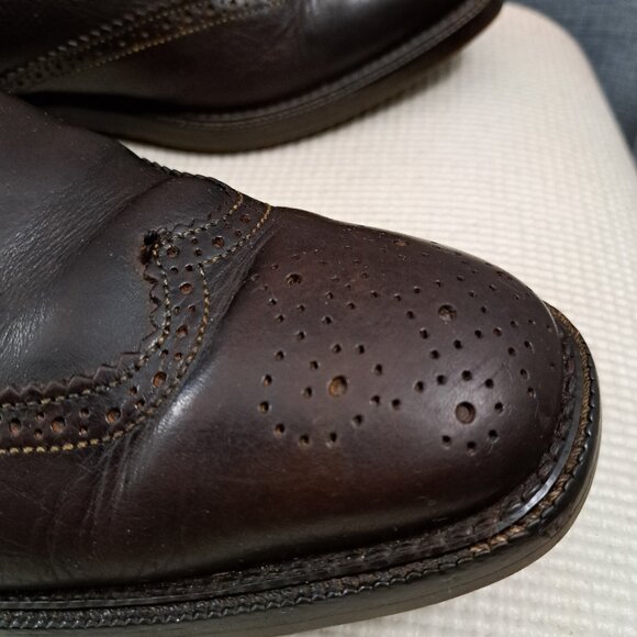 Cole Haan Men Leather Chukka Boots Brown Size 9.5 Brazil - Picture 10 of 12